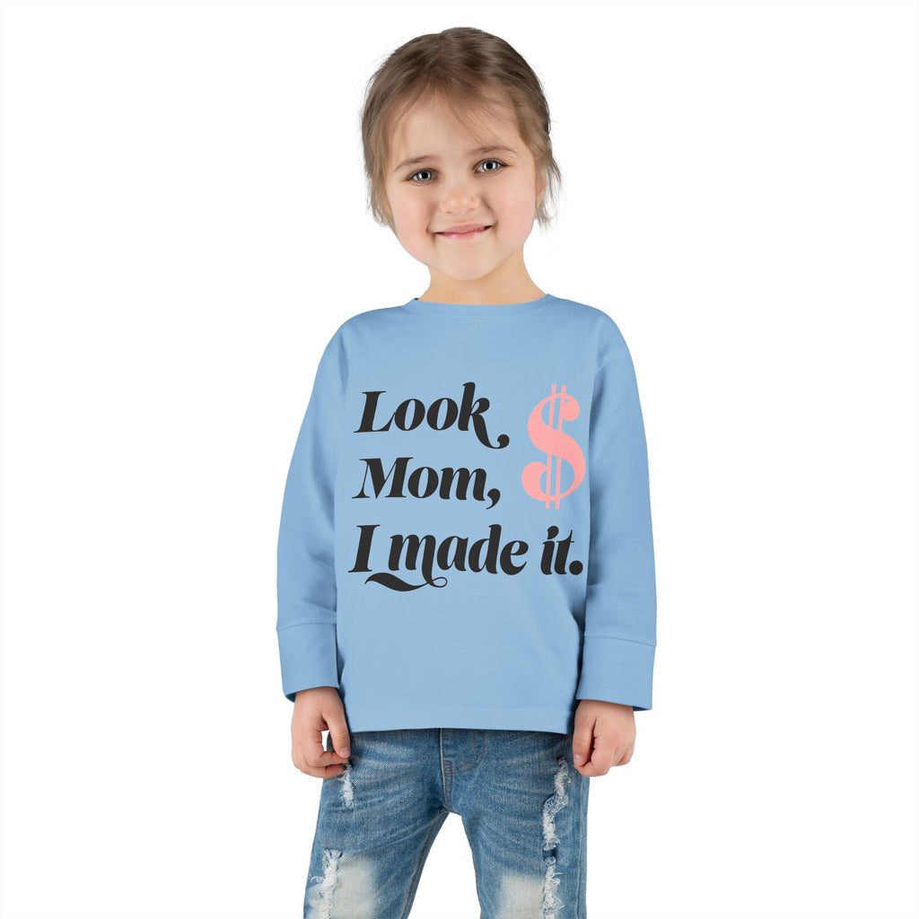 Toddler Long Sleeve Tee - Cozy, Playful, Everyday Wear for Kids, Birthday Gift, Family Photos, Holiday Celebrations, Play Dates