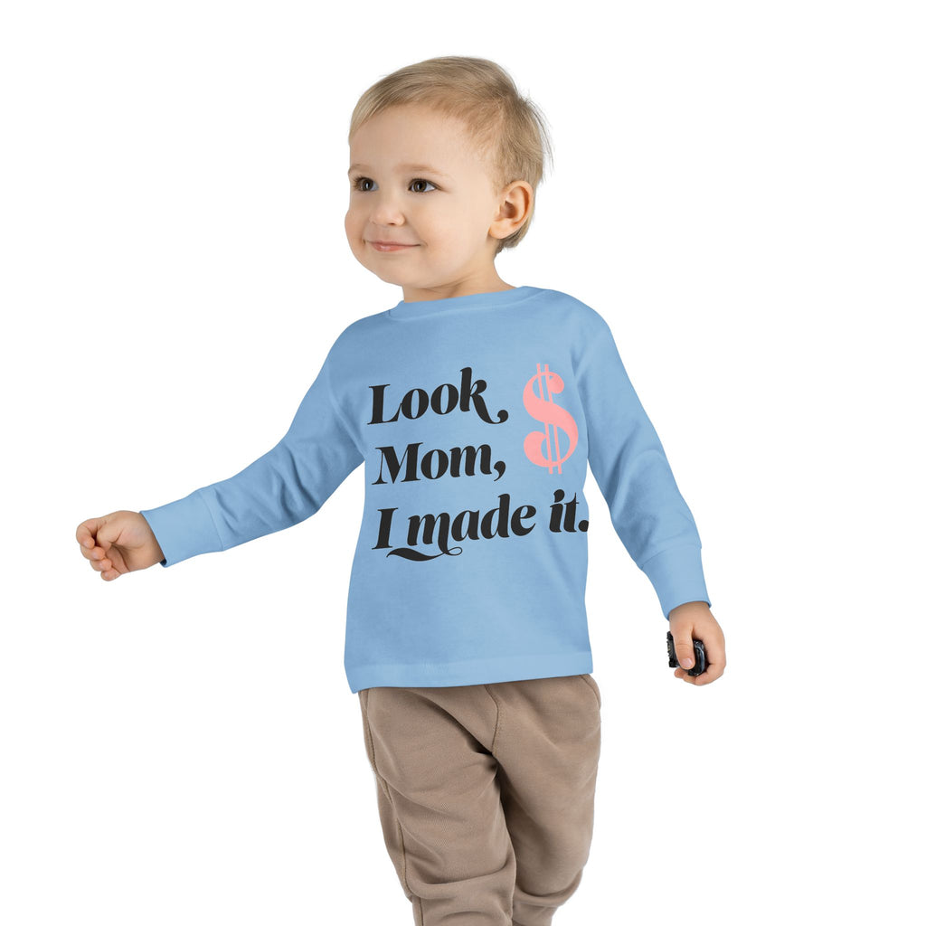 Toddler Long Sleeve Tee - Cozy, Playful, Everyday Wear for Kids, Birthday Gift, Family Photos, Holiday Celebrations, Play Dates