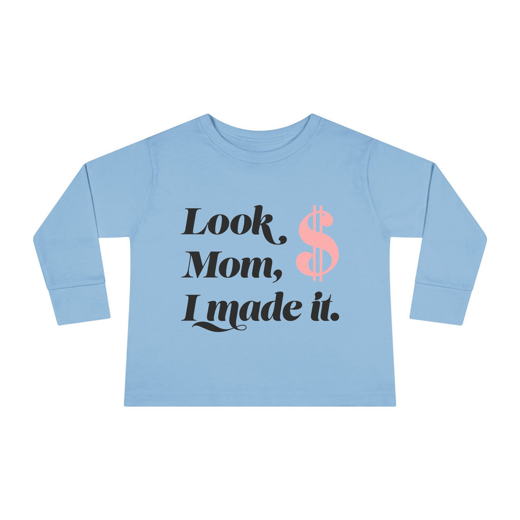 Toddler Long Sleeve Tee - Cozy, Playful, Everyday Wear for Kids, Birthday Gift, Family Photos, Holiday Celebrations, Play Dates
