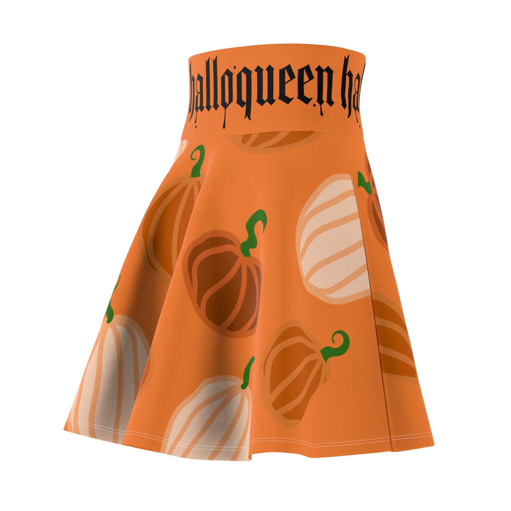 Spooky Autumn Women's Skater Skirt, Halloween Skirt, Fall Fashion, Pumpkin Print Skirt, AOP Skater, Cute Casual Wear