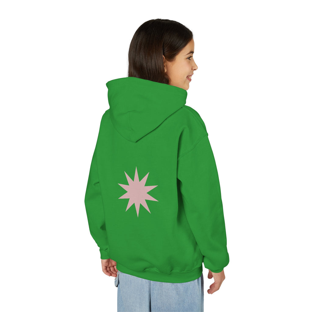 Youth Motivational Hooded Sweatshirt - Be Good Do Good, Positive Vibes, Inspirational Gift, Eco-Friendly Fashion, Everyday Comfort
