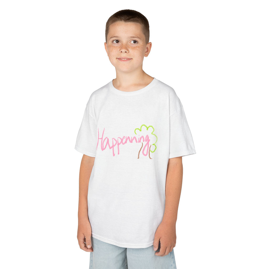 Happening Kids Tee, Fun Cotton T-Shirt for Girls and Boys, Perfect for Birthdays, Summer Parties, Everyday Wear, I made it